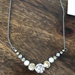 Sorrelli Champagne and White Necklace